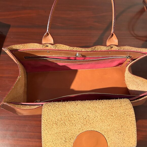 Kate Spade Tan Leather Tote - Picture 3 of 6